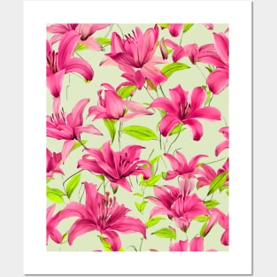 Floral pattern Posters and Art